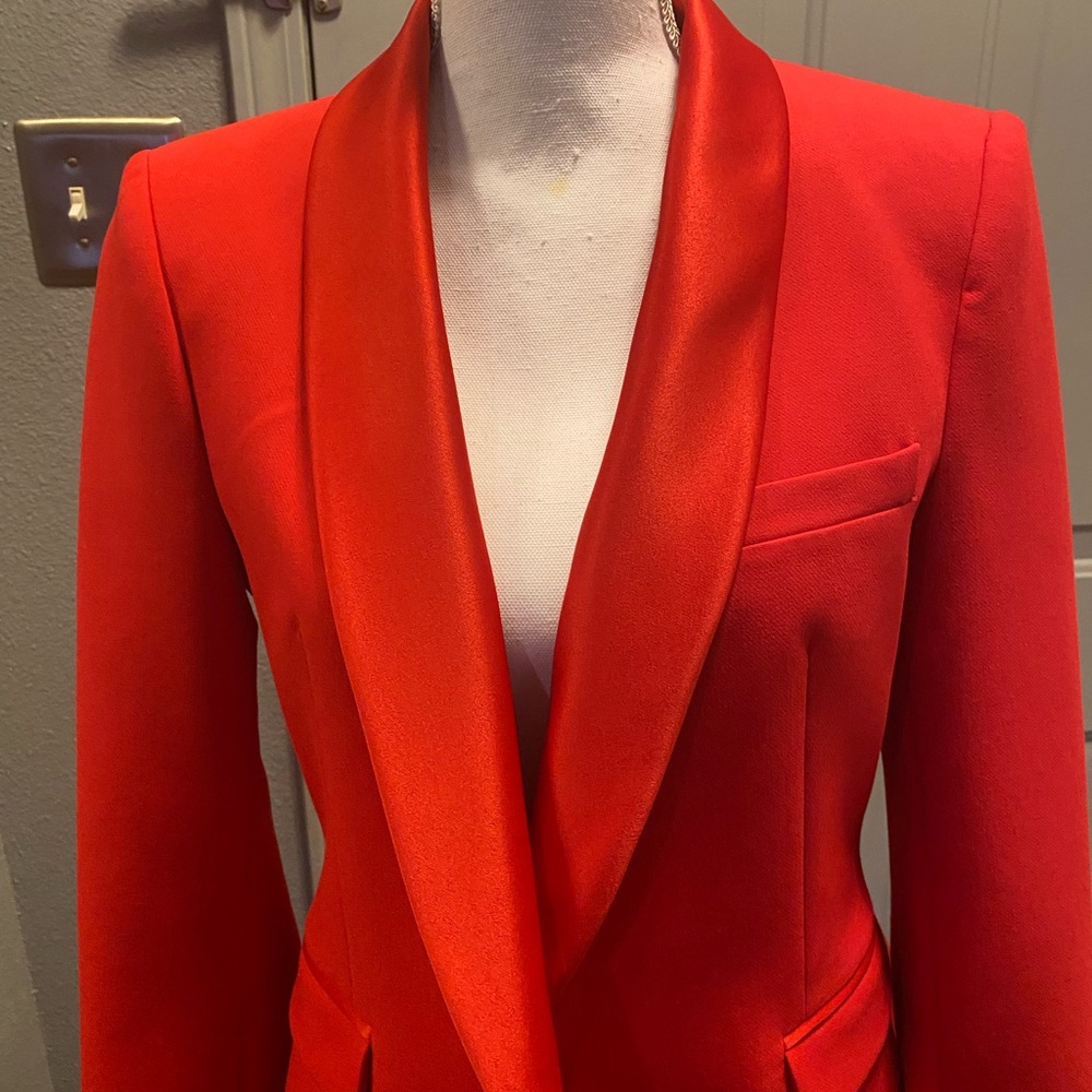Elegant Red Women's Blazer
